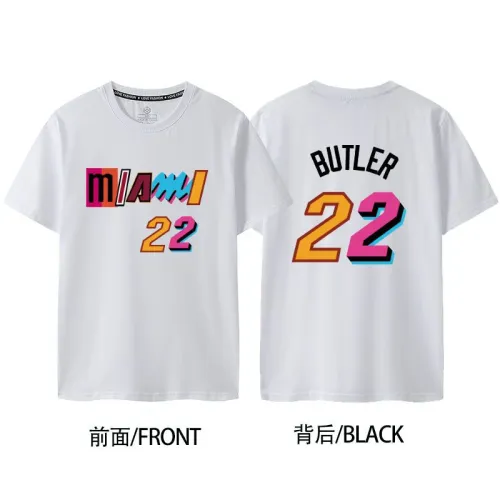 Jimmy Butler Basketball Fan Tops Miami Heat Streetwear 8th Seed Upset Cotton T-shirt PQ63356