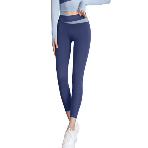 Winter Yoga Outfit For Female High Waist Plush Running Leggings PQMK036