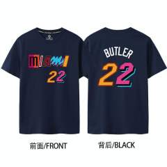 Jimmy Butler Basketball Fan Tops Miami Heat Streetwear 8th Seed Upset Cotton T-shirt PQ63356