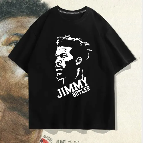Jimmy Butler Fans T-shirts For Unisex Black Eight Miracle Shirts Cotton Tops PQ01592