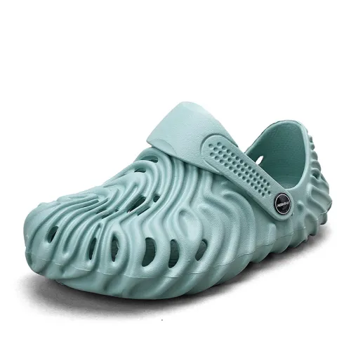 Wholesale Casual Hollow Out EVA Hole Sandals Summer Light Weight Beach Shoes PQ689