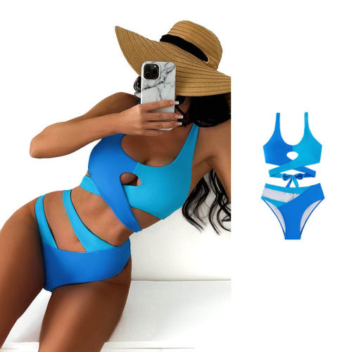 Colour Matching Bikinis Set For Women Brazilian Swimwear Micro Swimsuit PQ8129