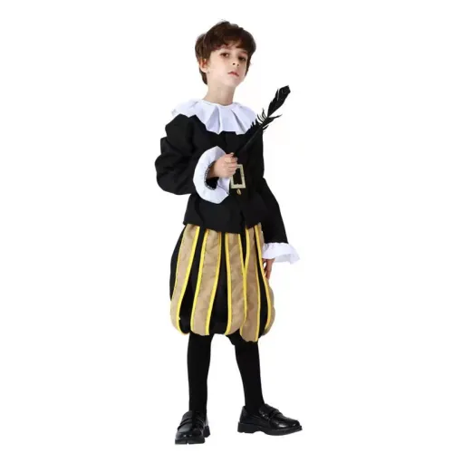 European Royal Family Prince Costume Knight Clothing Cavalier Uniform PQ81311
