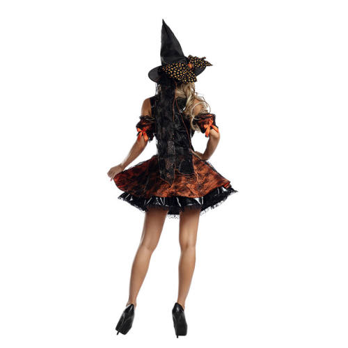 Halloween Witch Fancy Dresses Carnival Cosplay Costume Haunted House Outfits PQ36099