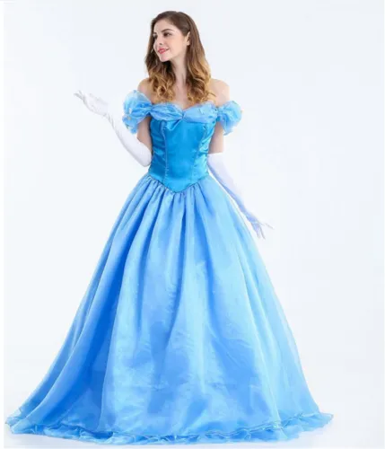 Carnival Princess Costume Halloween Queen Fancy Dress Woman Cosplay Outfit PQ1509