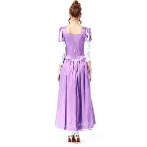 Purple Princess Costume Carnival Cosplay Uniform Halloween Fancy Dress PQ8816