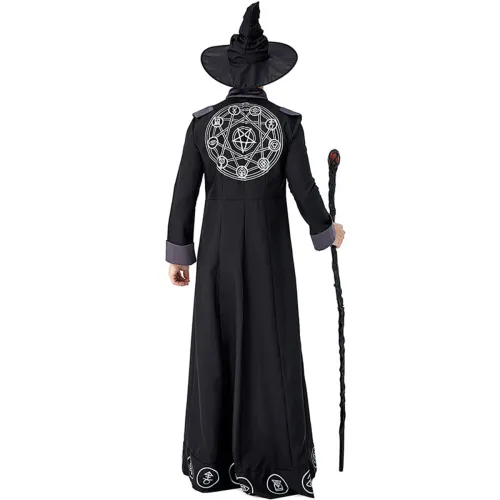 The Parent-child Attire Robe Sorcerer Wizard Stage Costumes Witch Fancy Dress Cosplay Uniform PQ19022