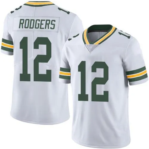 Aaron Rodgers American Football Jersey Green Bay Packers Fan Apparel T-shirt PQ9368P
