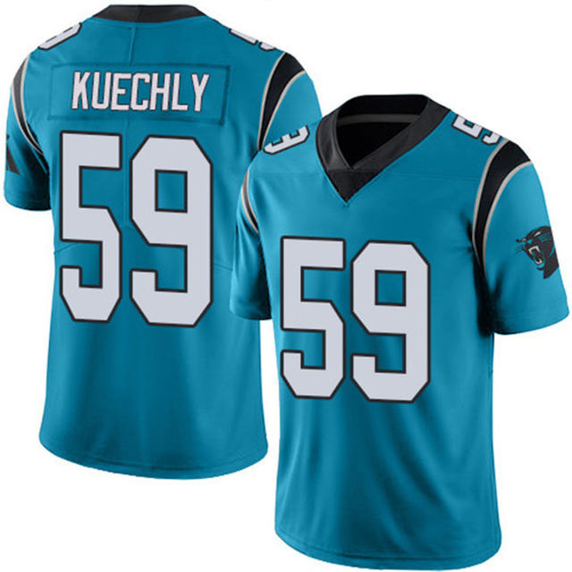 Luke Kuechly American Football Jersey Carolina Panthers Fan Apparel T-shirt PQ9368F