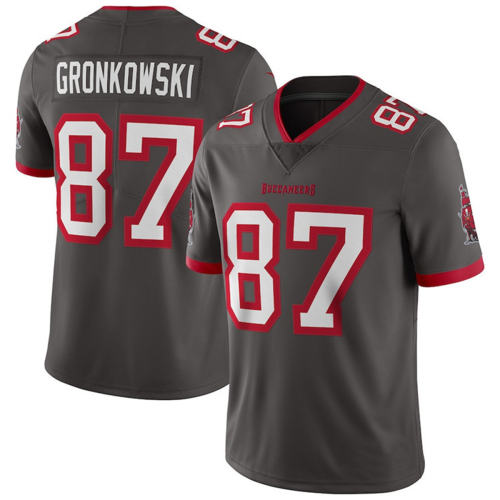 Tampa Bay Buccaneers Fan Apparel T-shirt Robert Rob Gronkowski American Football Jersey PQ9368G