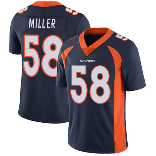 Denver Broncos Fan Apparel T-shirt Von Miller American Football Jersey PQ9368PS