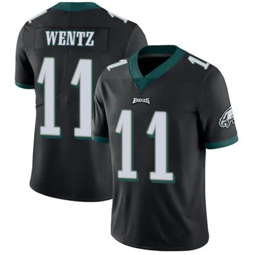Carson Wentz American Football Jersey Philadelphia Eagles Fan Apparel T-shirt PQ9368K