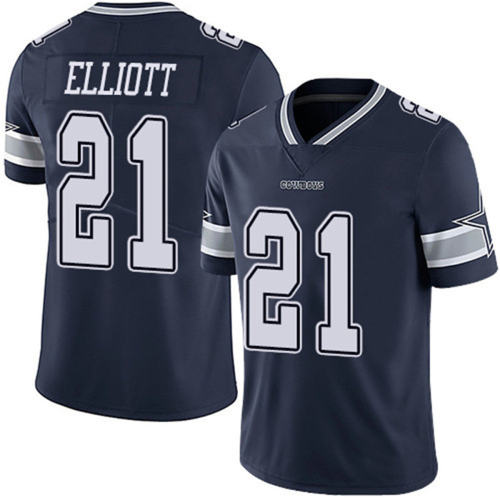 Ezekiel Elliott American Football Jersey Dallas Cowboys Fan Apparel T-shirt PQ9368H