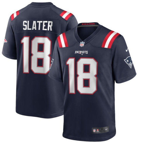 18 Matthew Slater Fan Apparel New England Patriots American Football Tops PQ27854L