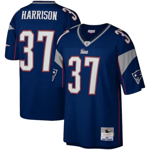 New England Patriots Fan Apparel Rodney Harrison Tshirt American Football Tops PQ27854C