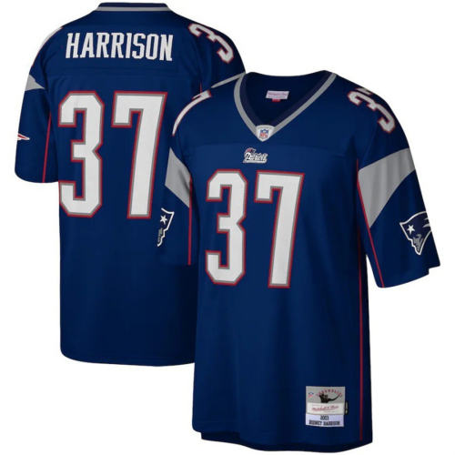 New England Patriots Fan Apparel Rodney Harrison Tshirt American Football Tops PQ27854C