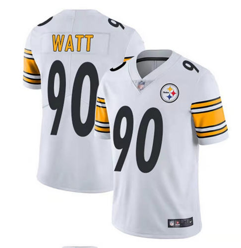 Pittsburgh Steelers Fan Apparel 90 T.J. Watt American Football Jersey PQ6659A