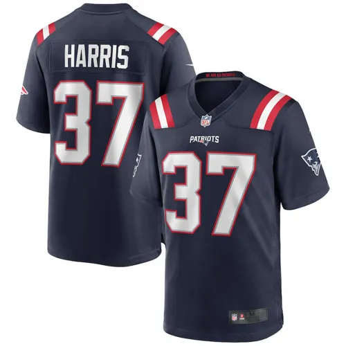 37 Kevin Harris American Football Tops New England Patriots Fan Apparel PQ27854E