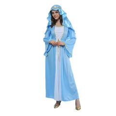Halloween Blessed Virgin Mary Fancy Dress Carnival Costume For Women PQ5730B