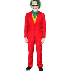 Halloween Clown Joker Jacques Phoenix Suit Male Masquerade Adult Cosplay Uniform PQ1948