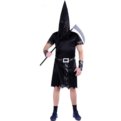 Halloween Death Dementor Costume Zombie Outfit Carnival Horror Corpse Uniform PQ978