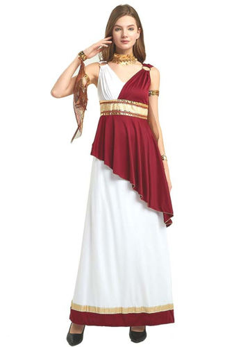 Classic Roman Queen Cosplay Costume Halloween Medieval Century Priest Uniform PQ24552B