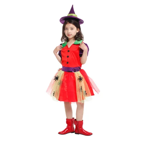 Witch Cosplay Fancy Dress Child Insect Stage Uniform PQ17131G