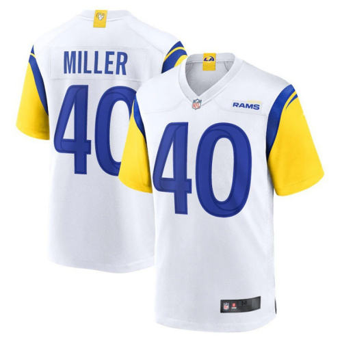 40 Von Miller Fan Apparel T-shirts Los Angeles Rams Jersey PQ62743P