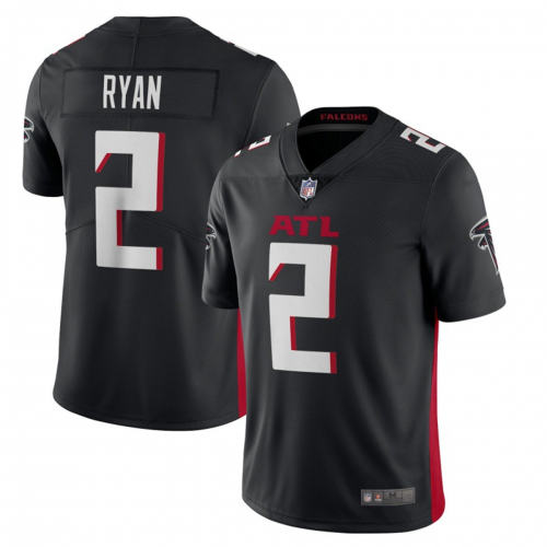 2 Matt Ryan American Football Jersey Atlanta Falcons Fan Apparel T-shirt PQ62743C