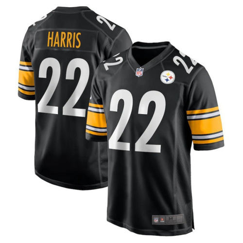 Pittsburgh Steelers Fan Apparel 22 Najee Harris American Football Jersey T-shirt PQ62743G