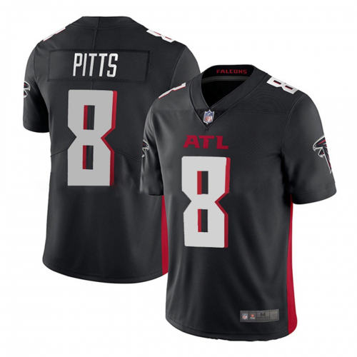 8 TE Kyle Pitts American Football Jersey Atlanta Falcons Fan Apparel T-shirt PQ62743J