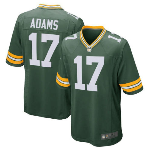 NO. 17 Davante Adams American Football Jersey Green Bay Packers Fan Apparel T-shirt PQ62743A