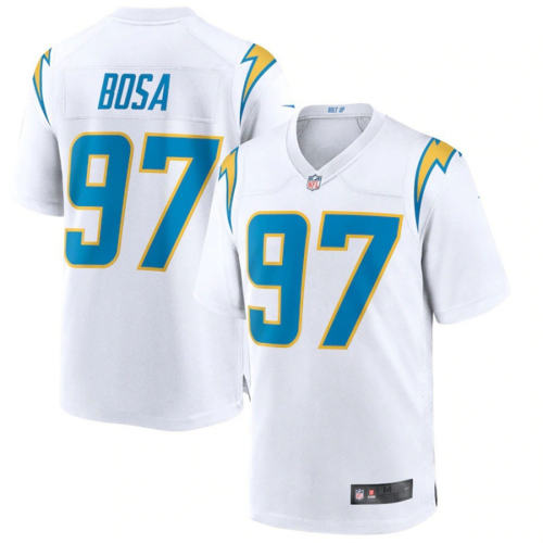 97 Nick Bosa Fan Apparel T-shirts Los Angeles Chargers Jersey PQ1592H