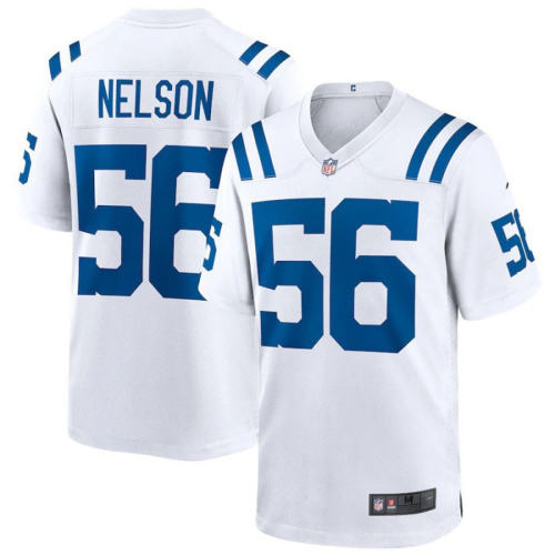 56 Quenton Nelson Fan Apparel Indianapolis Colts T-shirt National Football League Tops PQ1592R