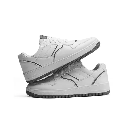 Casual Board Shoes Fashion Faux Leather Skater Shoes For Men PQK039