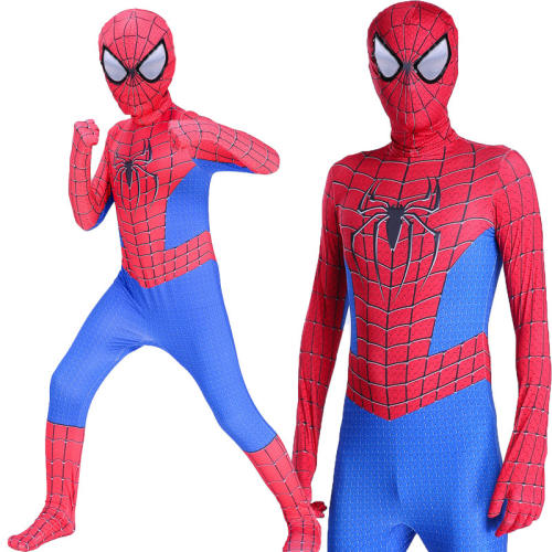 Halloween Cosplay Uniform Spider Man Costume For Kid PQ19198E