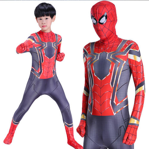 Spider Man Costume For Kid Halloween Cosplay Uniform PQ19198B