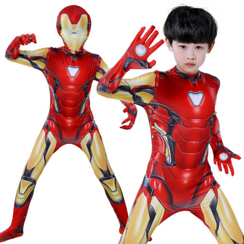 Iron Man Costume For Kid Halloween Cosplay Uniform PQ19198G