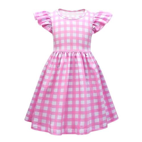 Real-life Movie Uniform Girl Plaid Fancy Dress Cartoon Princess Costume PQ81495