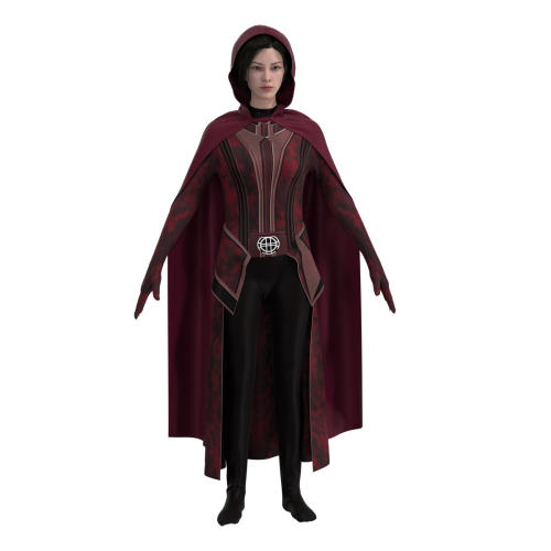 Scarlet Witch Costume Halloween Wanda Maximoff Cosplay Uniform PQ16616A
