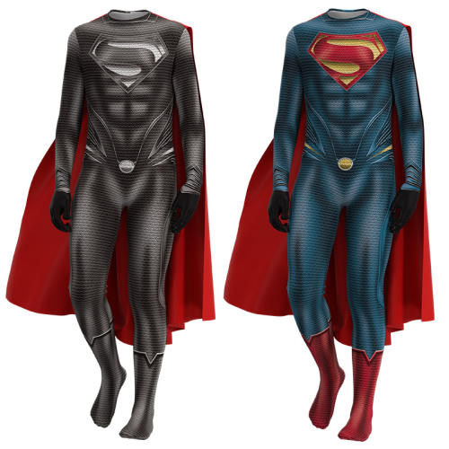 Superman Costume For Kid Halloween Super Hero Cosplay Uniform PQ33309