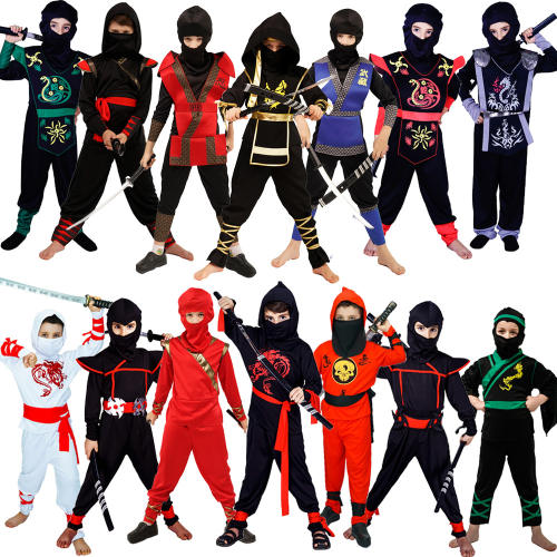 Carnival Ninja Costume For Kid Halloween Cosplay Uniform PQEE210