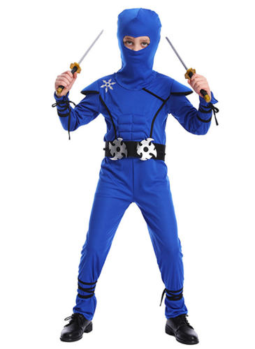 Carnival Ninja Costume For Kid Halloween Cosplay Uniform PQEE210