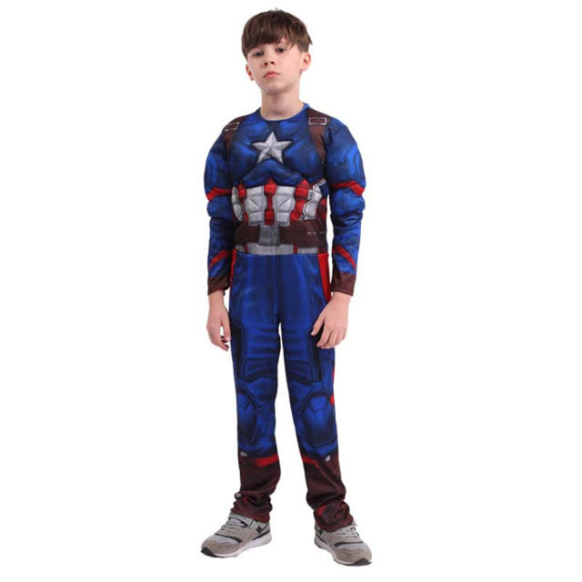 Halloween Super Hero Costume For Kid Carnival Superhero Cosplay Uniform PQ86122