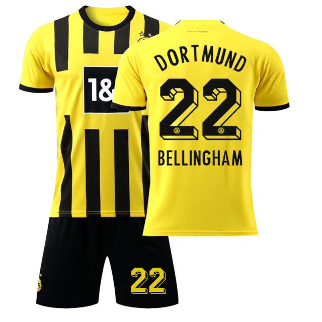 22-23 No. 9 Haaland Football Fan Apparel Borussia Dortmund Soccer Kits Sport T-shirt PQ2960