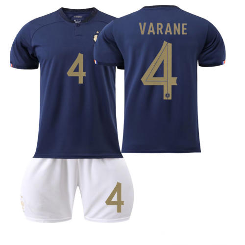 22 23 France National Football Team Fan Apparel Mbappé Home Soccer Kits PQ9522