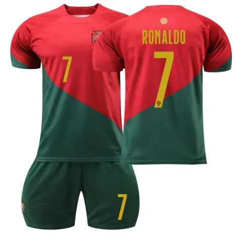 Cristiano Ronaldo Soccer Jersey Portuguese National Team Football Fan Apparel PQCR003