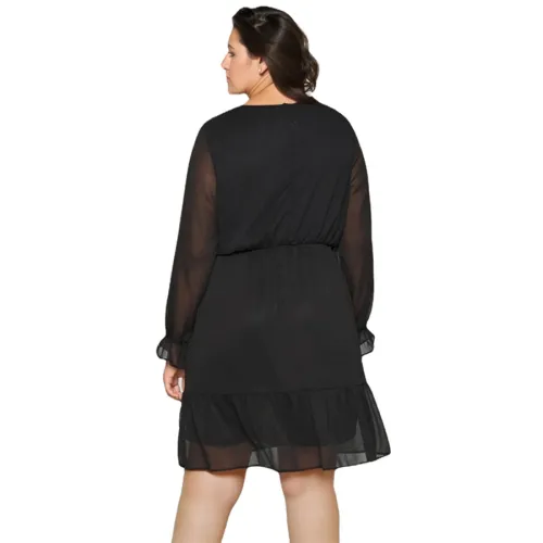 Sexy Mesh Dress For Women Long Sleeve Elegant Casual Dresses PQ0250