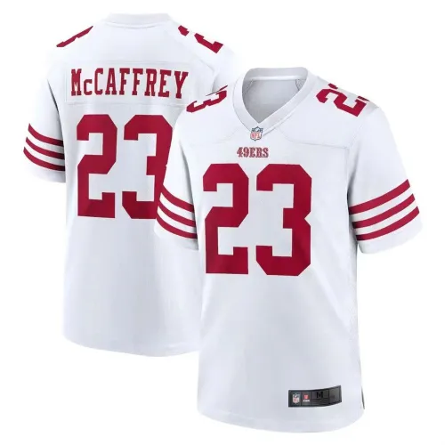 23 Christian McCaffrey Fan Apparel San Francisco 49ers American Football Jersey PQ1593