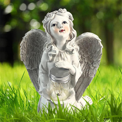 Angel Solar Resin Ornament Garden LED Lamp PQ5644